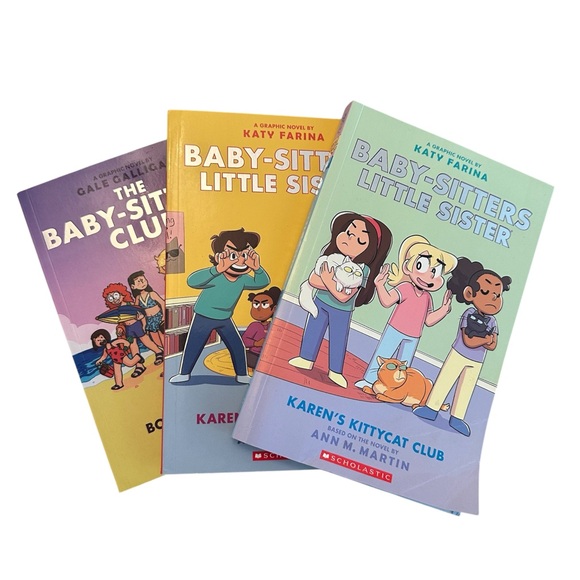 Scholastic Other - Scholastic Baby-Sitters Little Sister Graphic Novels & Babysitters Club Girls